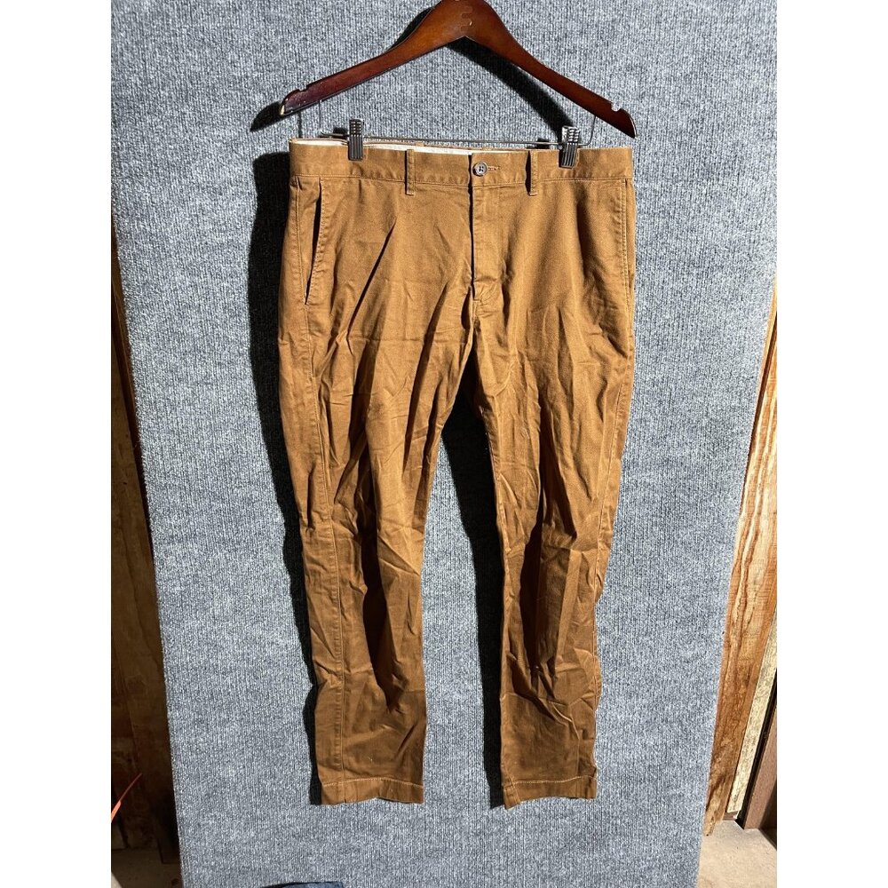 J.Crew Slim Chino Pants Mens 32x32 Brown Slim Fit Stretch Casual Twill